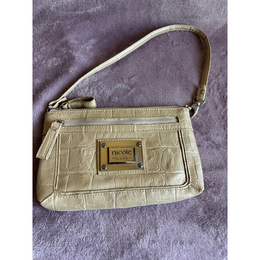Nicole by Nicole Miller Y2K mini shoulder/wristlet bag
